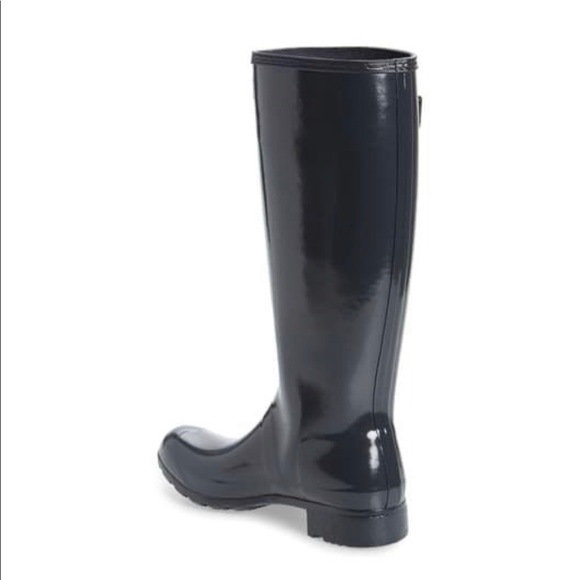 NIB Hunter Original Tour Gloss Packable Rain Boot - Picture 3 of 7